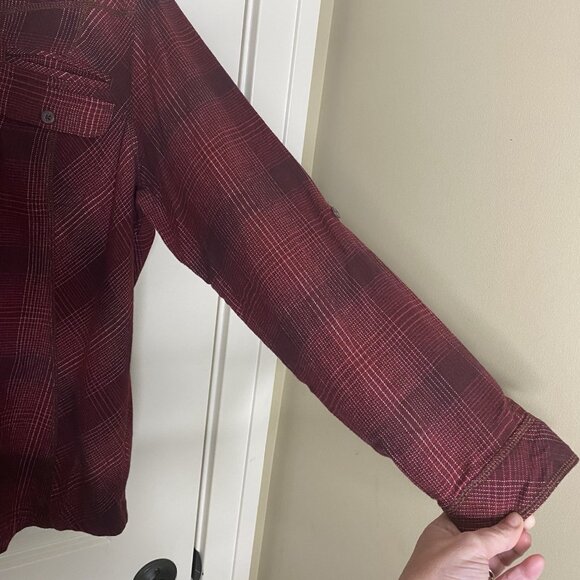 Columbia Women’s XL Plaid Flannel Button-Up Shirt Outdoor Western Style - Picture 6 of 10